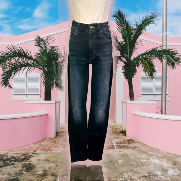 NWOT MOTHER Denim ‘High Waisted Looker’ Skinny Jeans in “Coffee, Tea or Me?” 25 - Picture 4 of 16